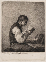 KG 14122
<br/>
Een lezende jongeman
<br/>
<em>Plonski, Michal (1778-1812)</em>